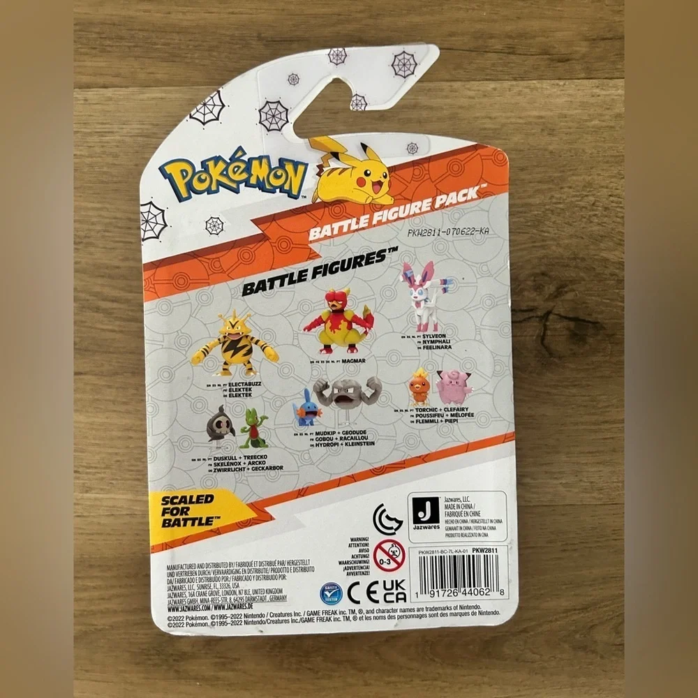 Pokémon Battle Figure Pack - Halloween Pikachu & Sandygast (Jazwares)- NWT
